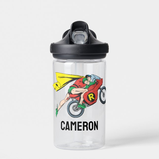 Robin & Cycle  | Add Your Name Water Bottle (Front)