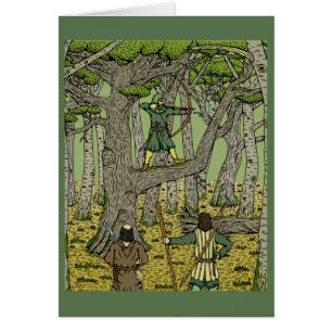 Robin des bois dans la forêt de Sherwood