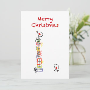 Robin Doodle Christmas Card