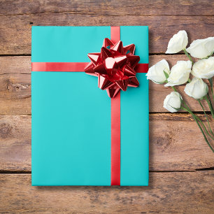 Robin Egg Blue Solid Colour Classic Elegant Wrapping Paper