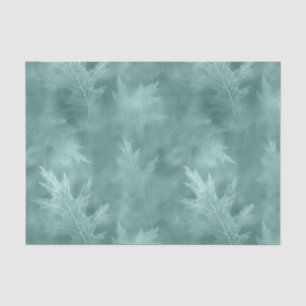 Robin Egg Green Leaf Tissue Paper