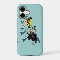 Robin et Batman grimpent