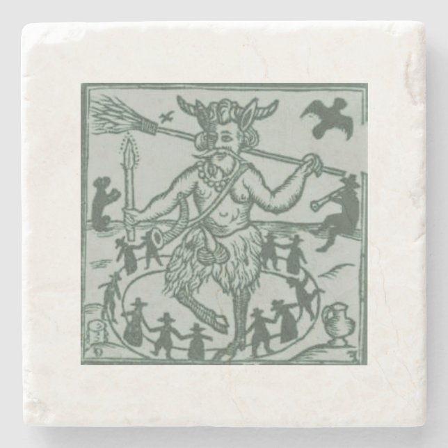 Robin Goodfellow (1620) Stone Coaster (Front)