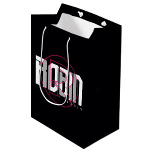 Robin Hi-Tech Name Graphic Medium Gift Bag