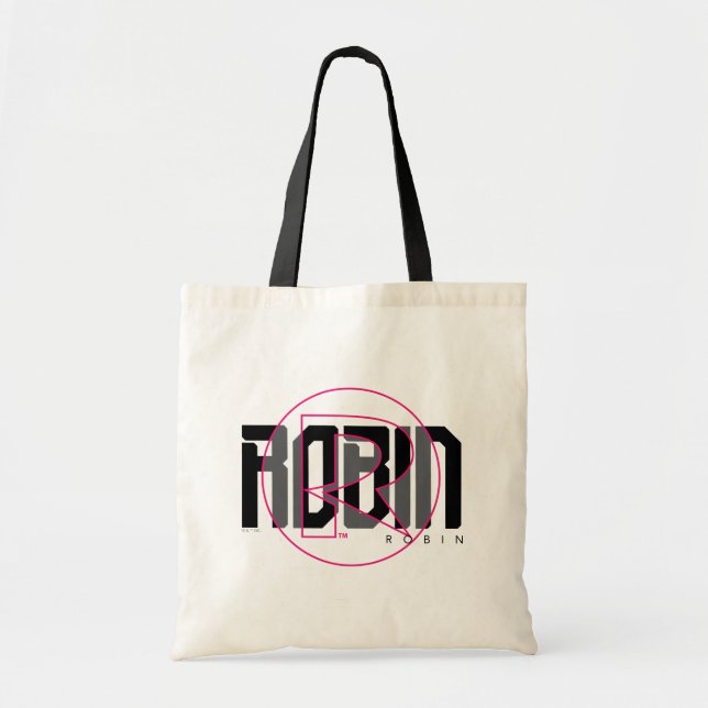 Robin Hi-Tech Name Graphic Tote Bag (Front)