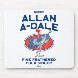Robin hood allan-a-dale folk singer retro mouse pad