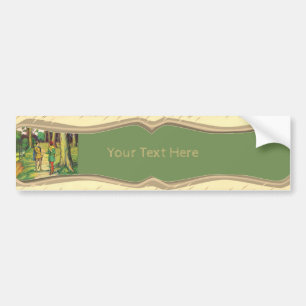 Robin Hood And Little John Bumper Sticker