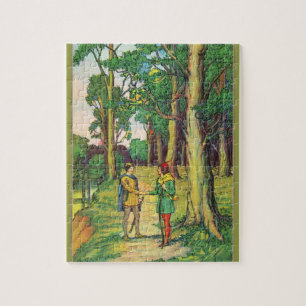 Robin Hood And Little John Jigsaw Puzzle