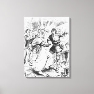 Robin Hood and the Bishop Canvas Print