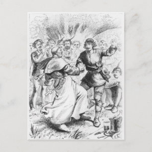 Robin Hood and the Bishop Postcard