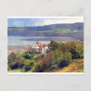 Robin Hood Bay, Yorkshire, England Postcard