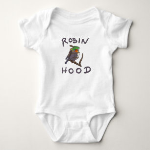 Robin Hood bird Baby Bodysuit