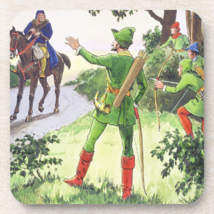 Robin Hood, from 'Peeps into the Past', published Coaster