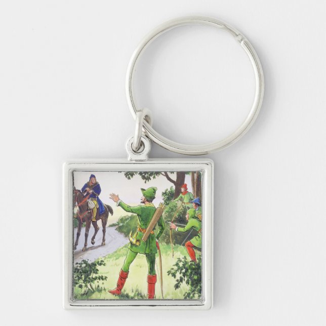 Robin Hood, from 'Peeps into the Past', published Keychain (Front)
