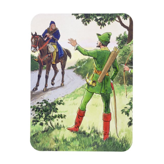 Robin Hood, from 'Peeps into the Past', published Magnet (Vertical)