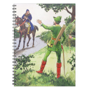 Robin Hood, from 'Peeps into the Past', published Notebook