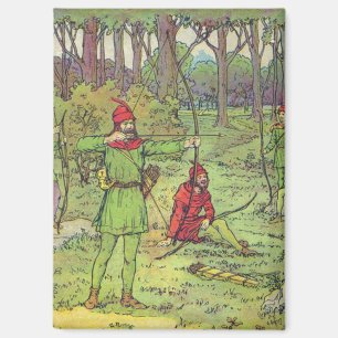 Robin Hood In The Forest Magnet