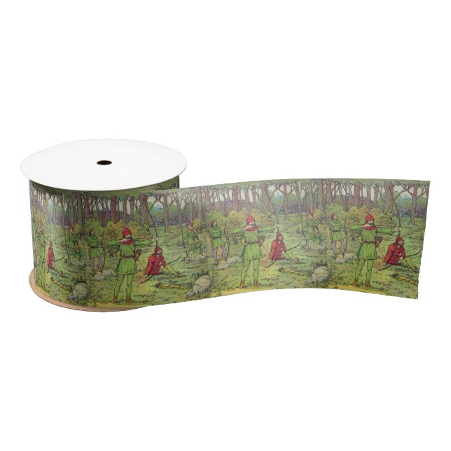 Robin Hood In The Forest Satin Ribbon (Spool)