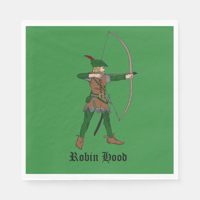 Robin Hood napkin (Front)