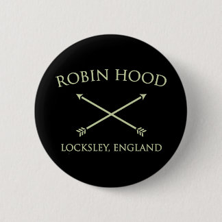 robin hood of locksley 2 inch round button