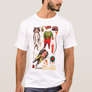 Robin Hood, Paper Doll, Louis Wain T-Shirt