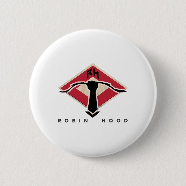 Robin Hood Resist  2 Inch Round Button (Front)