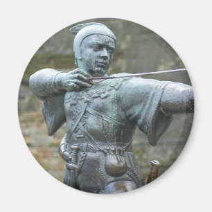 Robin Hood Statue Nottingham Magnet