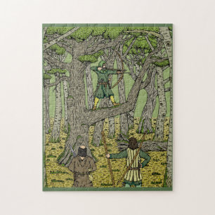 Robin in Sherwood Jigsaw Puzzle