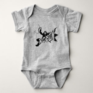 Robin Ink Brush Name Baby Bodysuit