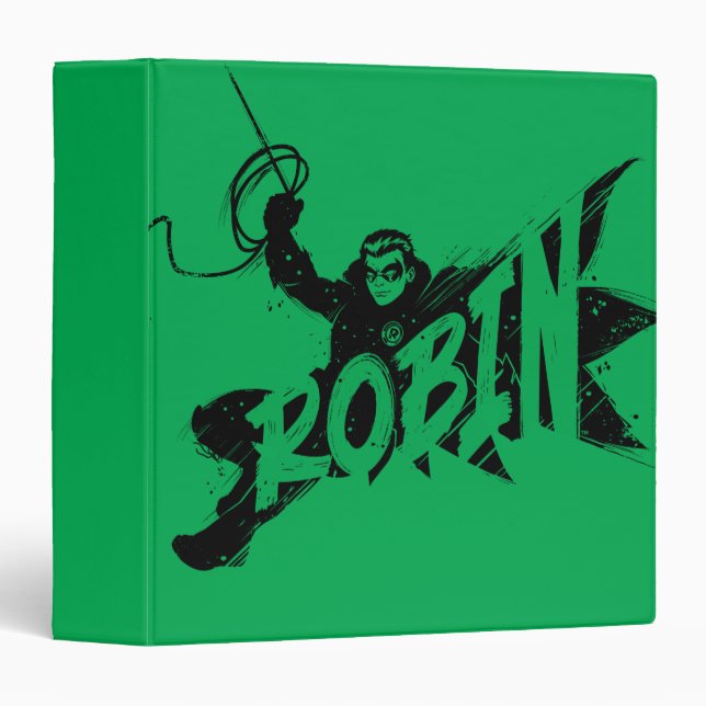 Robin Ink Brush Name Binder (Front/Spine)
