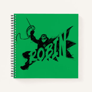 Robin Ink Brush Name Notebook