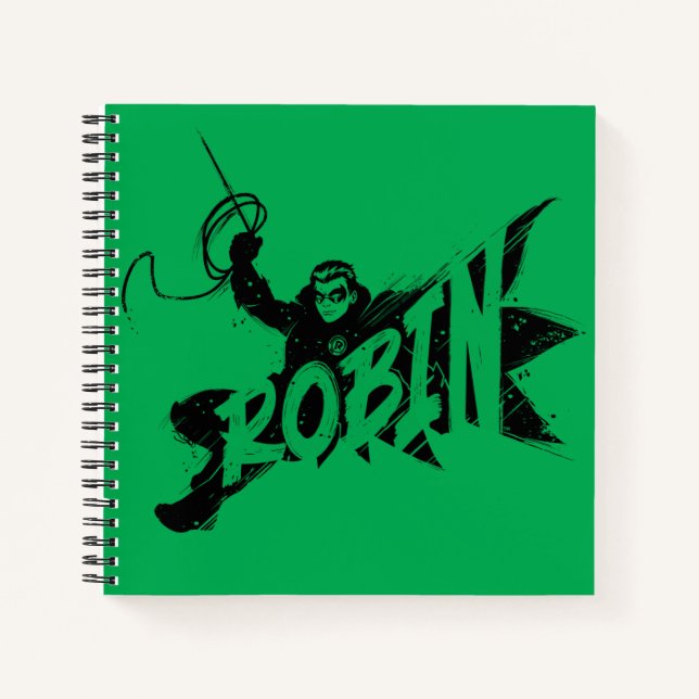 Robin Ink Brush Name Notebook (Front)