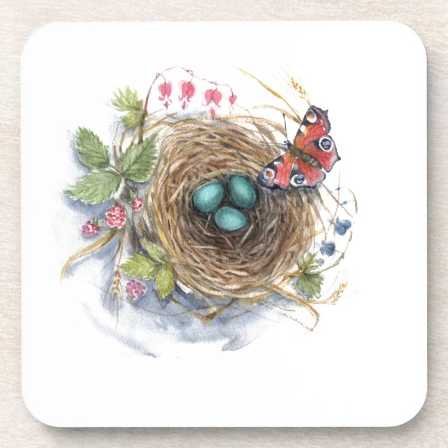 Robin Nest Coaster (Front)
