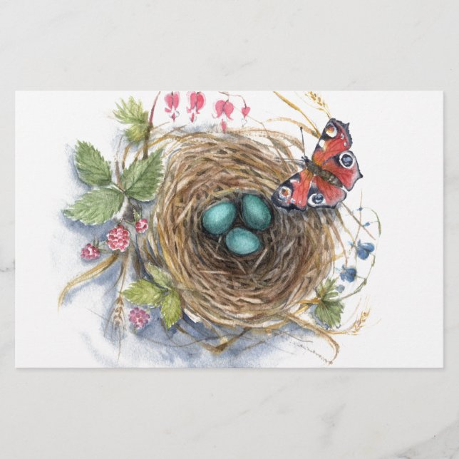 Robin Nest Stationery (Front)