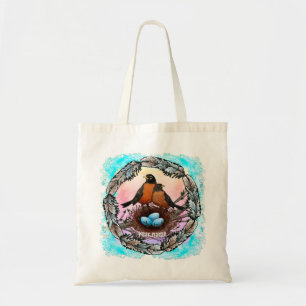 Robin Nest Tote Bag