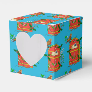 Robin on Postbox Favor Box