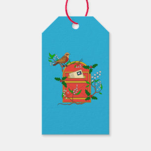 Robin on Postbox Gift Tags