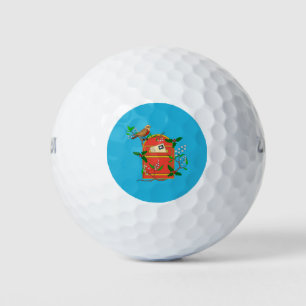 Robin on Postbox Golf Balls