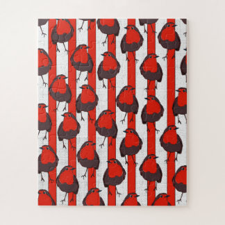Robin Pattern Jigsaw Puzzle