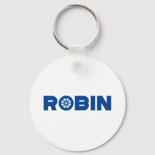 Robin Petrol Head Keychain