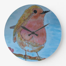 Robin Red Brest line and wash