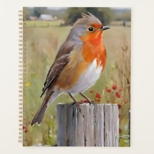 Robin Redbreast Art Design  Planner