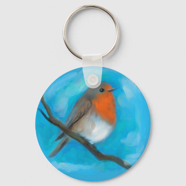 Robin redbreast keychain (Front)