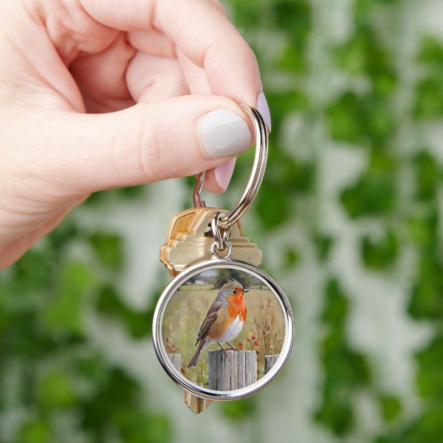 Robin Redbreast Keychain (Hand)