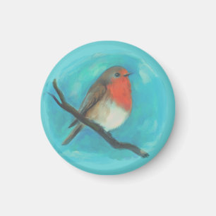 Robin redbreast magnet