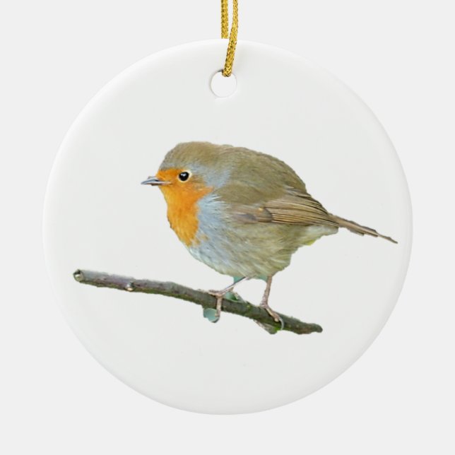 Robin Redbreast Ornament (Front)