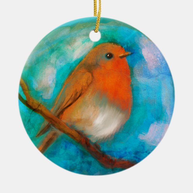 Robin redbreast ornament (Front)