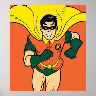 Robin Running Poster