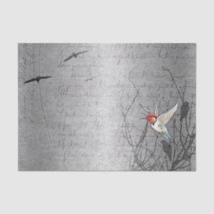 Robin Takes Flight Tissue Paper