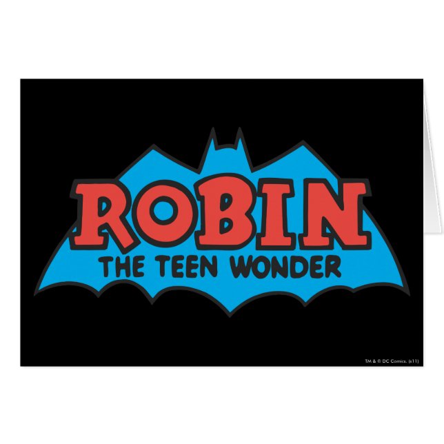 Robin The Teen Wonder Logo (Front Horizontal)